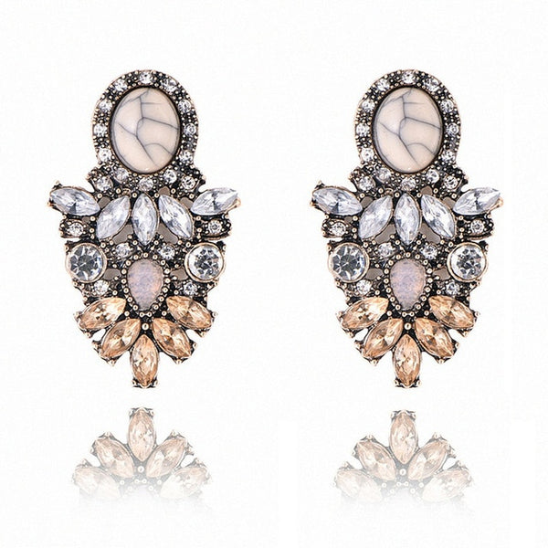 New Fashion Stud Earrings For Women Golden Color Round Ball
