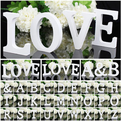 3D wooden letters letras decorativas