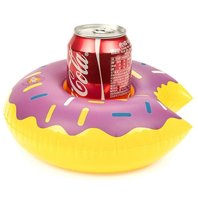 PIKAALAFAN Mini Inflatable Cup Holder Small Flamingo Floating