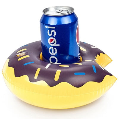 PIKAALAFAN Mini Inflatable Cup Holder Small Flamingo Floating