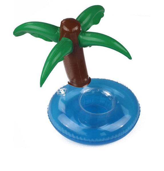 PIKAALAFAN Mini Inflatable Cup Holder Small Flamingo Floating