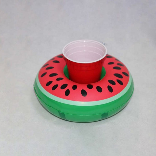 PIKAALAFAN Mini Inflatable Cup Holder Small Flamingo Floating