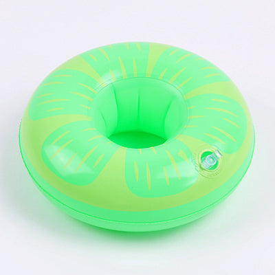 PIKAALAFAN Mini Inflatable Cup Holder Small Flamingo Floating