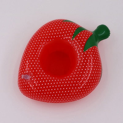 PIKAALAFAN Mini Inflatable Cup Holder Small Flamingo Floating
