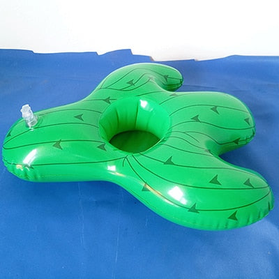 PIKAALAFAN Mini Inflatable Cup Holder Small Flamingo Floating